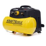 Casa si Gradina - Electrice - Echipamente electrice - Compresoare - Compresor fara ulei, Kraft&Dele, 6L, 8bar, 1.1kW, 180L/min, KD1415 - Infinity.ro