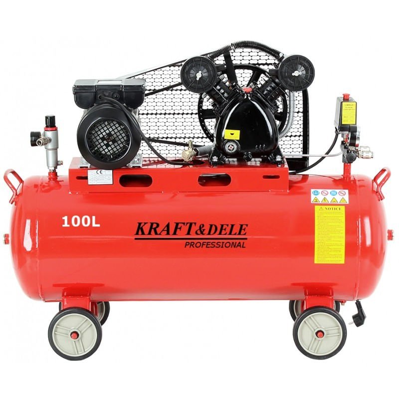 Casa si Gradina - Electrice - Echipamente electrice - Compresoare - Compresor ulei, 100L 230V, KD1472, Kraft&Dele - Infinity.ro