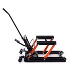 Auto si Moto - Reparatii si depanare - Scule auto - Echipamente de ridicare si sprijin - Cric hidraulic, pentru motociclete si ATV 500kg, KD353, Kraft&Dele - Infinity.ro