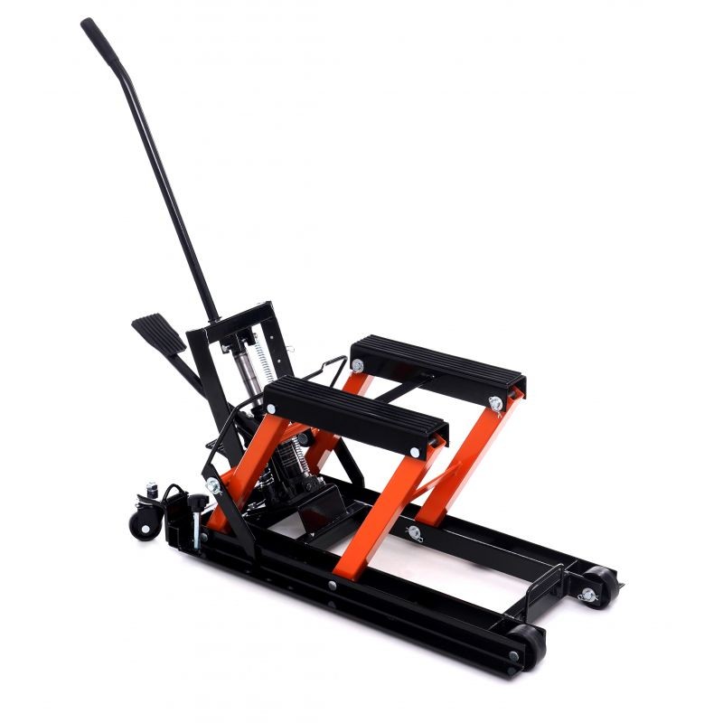 Auto si Moto - Reparatii si depanare - Scule auto - Echipamente de ridicare si sprijin - Cric hidraulic, pentru motociclete si ATV 500kg, KD353, Kraft&Dele - Infinity.ro