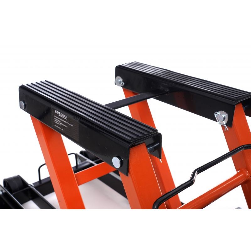 Auto si Moto - Reparatii si depanare - Scule auto - Echipamente de ridicare si sprijin - Cric hidraulic, pentru motociclete si ATV 500kg, KD353, Kraft&Dele - Infinity.ro