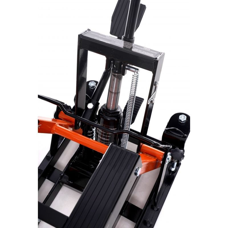 Auto si Moto - Reparatii si depanare - Scule auto - Echipamente de ridicare si sprijin - Cric hidraulic, pentru motociclete si ATV 500kg, KD353, Kraft&Dele - Infinity.ro