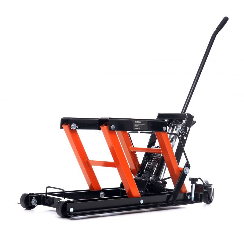 Auto si Moto - Reparatii si depanare - Scule auto - Echipamente de ridicare si sprijin - Cric hidraulic, pentru motociclete si ATV 500kg, KD353, Kraft&Dele - Infinity.ro
