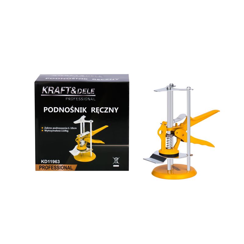 Auto si Moto - Reparatii si depanare - Scule auto - Scule si truse auto - Elevator Manual 1-10cm 110kg, Kraft&Dele, KD11963 - Infinity.ro