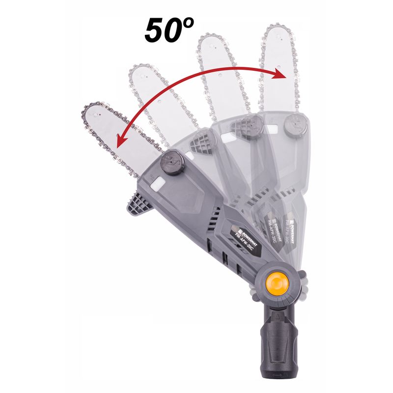 Casa si Gradina - Gradinarit si plante - Utilaje gradina - Fierastraie cu lant - Fierastrau cu acumulator pe brat de 240cm, Powermat, PM0744 - Infinity.ro