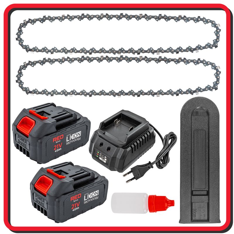 Casa si Gradina - Gradinarit si plante - Utilaje gradina - Fierastraie cu lant - Fierastrau cu acumulator RTPAK0124 – Performanta ridicata, 20V, design compact - Infinity.ro