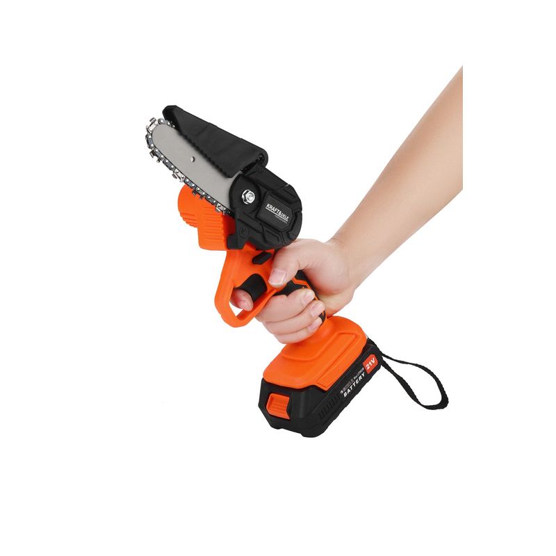 Casa si Gradina - Gradinarit si plante - Utilaje gradina - Fierastraie cu lant - Fierastrau cu lant pe acumulator si brat extensibil, Kraft&Dele, 21V, 4", KD10642 - Infinity.ro