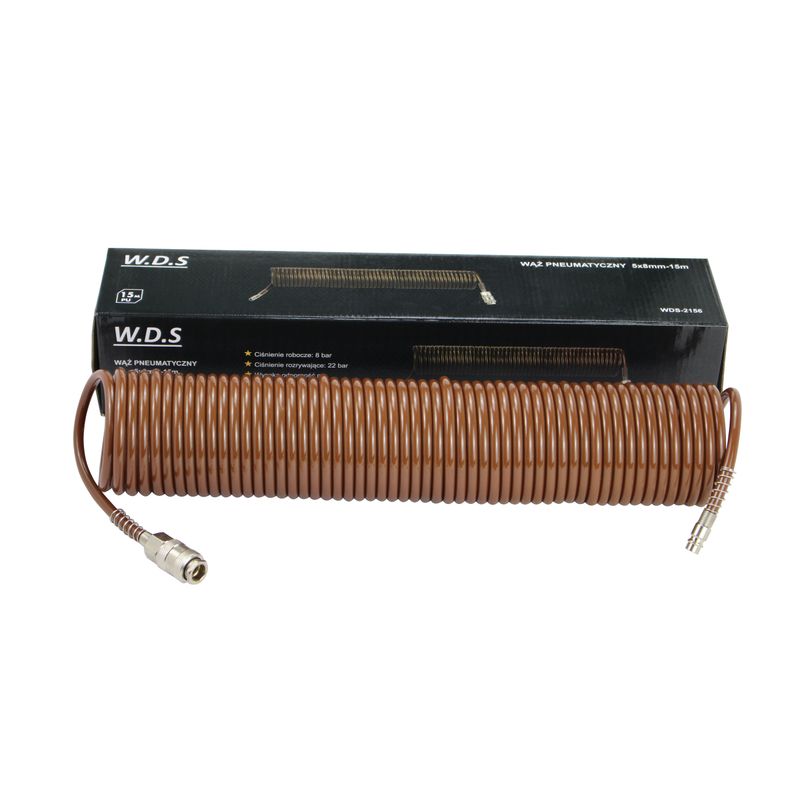 Casa si Gradina - Electrice - Echipamente electrice - Accesorii compresoare - Furtun pneumatic 5x8mm 15m, Kraft&Dele, WDS2156 - Infinity.ro