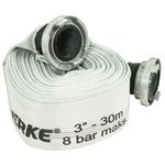 Casa si Gradina - Gradinarit si plante - Instalatii si accesorii pentru irigatii - Furtunuri de gradina si accesorii - Furtun refulare motopompa, 3" cu cuple 30m, V60142, Verke - Infinity.ro