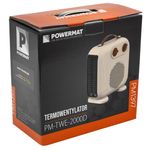 Casa si Gradina - Termice - Generatoare de aer cald - Incalzitor Powermat PM-TWE-2000D, 2000W, termostat reglabil - Infinity.ro