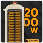 Casa si Gradina - Termice - Generatoare de aer cald - Incalzitor Powermat PM-TWE-2000D, 2000W, termostat reglabil - Infinity.ro