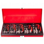 Auto si Moto - Reparatii si depanare - Scule auto - Scule si truse auto - Kit reparare filete bujii, Kraft&Dele KD10590, 131 piese, otel HSS - Infinity.ro