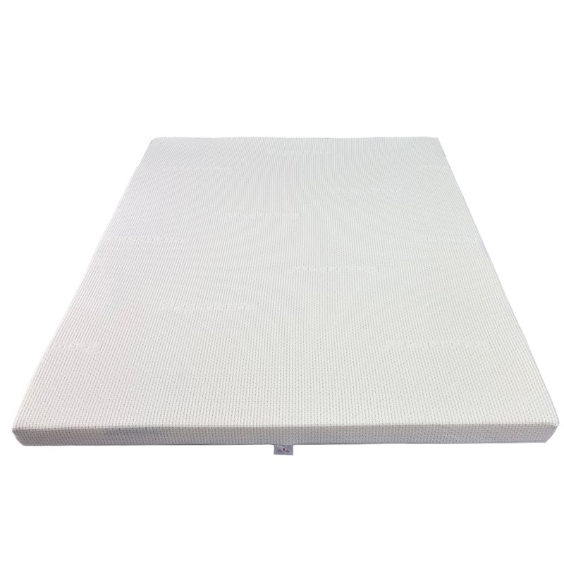 Casa si Gradina - Mobilier - Saltele si somiere - Toppere - Topper Saltea Best Sleep Celest One Argentum, H 5cm, spuma poliuretanica profilata, husa argentum, 140x200 cm - Infinity.ro