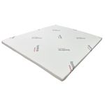 Casa si Gradina - Mobilier - Saltele si somiere - Toppere - Topper Saltea Best Sleep Principal Hipoalergenic, H8 4cm spuma poliuretanica+ 4 cm latex, 140 x 200 cm, lavabila - Infinity.ro