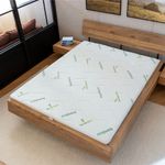 Casa si Gradina - Mobilier - Saltele si somiere - Toppere - Topper Saltea Best Sleep H7 cm spuma poliuretanica, 140 x 190 cm, husa Bambus Detasabila - Infinity.ro