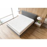 Casa si Gradina - Mobilier - Saltele si somiere - Toppere - Topper Saltea Best Sleep Principal Aloe Vera, H8 4cm spuma poliuretanica+ 4 cm latex, 160 x 200 cm, husa aloe vera - Infinity.ro
