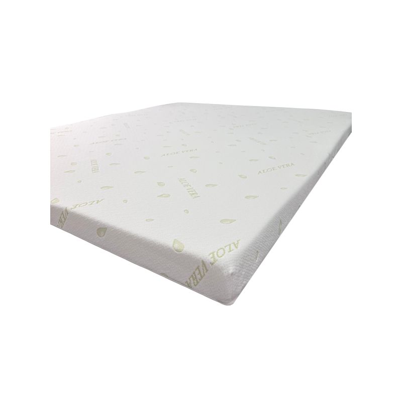 Casa si Gradina - Mobilier - Saltele si somiere - Toppere - Topper Saltea Best Sleep Celest One Aloe Vera, H 5cm, spuma poliuretanica profilata, husa aloe vera, 140x200 cm - Infinity.ro