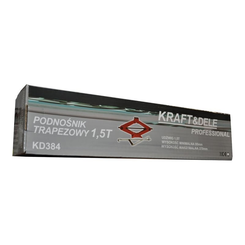 Auto si Moto - Reparatii si depanare - Scule auto - Echipamente de ridicare si sprijin - Cric auto trapezoidal, 1.5T, KD384, Kraft&Dele - Infinity.ro
