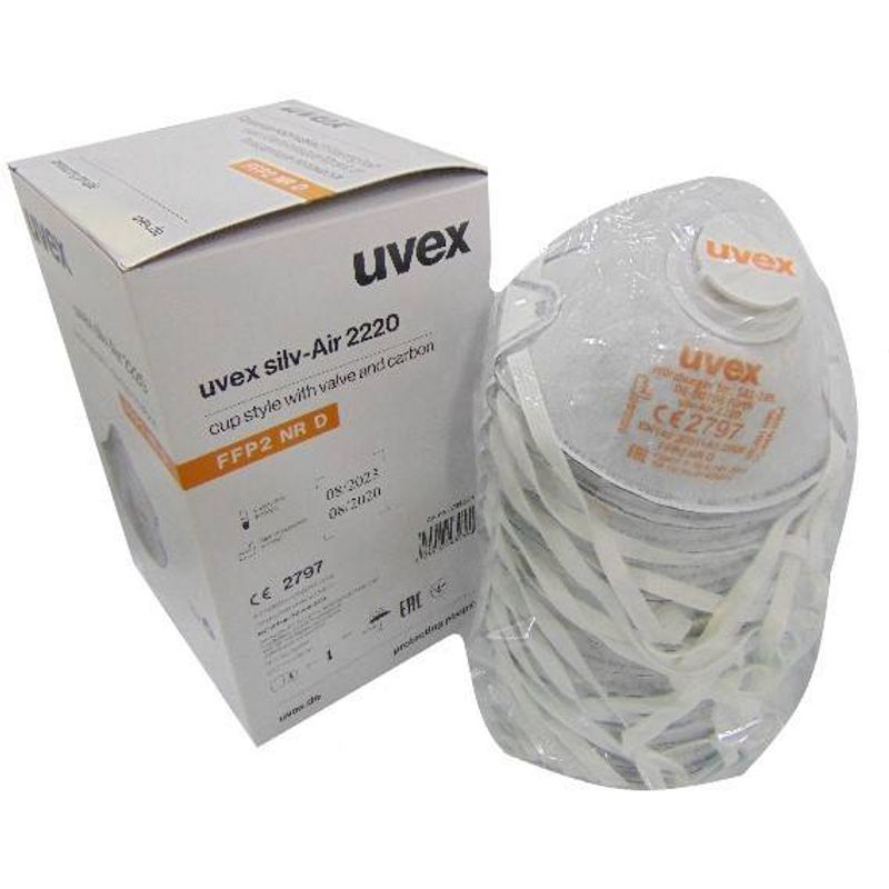 Casa si Gradina - Constructii - Echipamente de lucru - Accesorii echipamente protectia muncii - Masca de protectie Uvex-2220,FFP2, cu supapa 1 - Infinity.ro