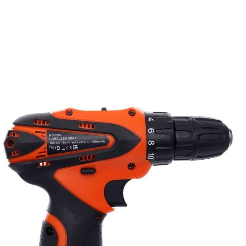 Casa si Gradina - Constructii - Scule electrice si accesorii - Masini de gaurit si insurubat - Masina de gaurit, Kraft&Dele KD3066, 18V Li-ion, 1300 mAh, 1100 rpm - Infinity.ro