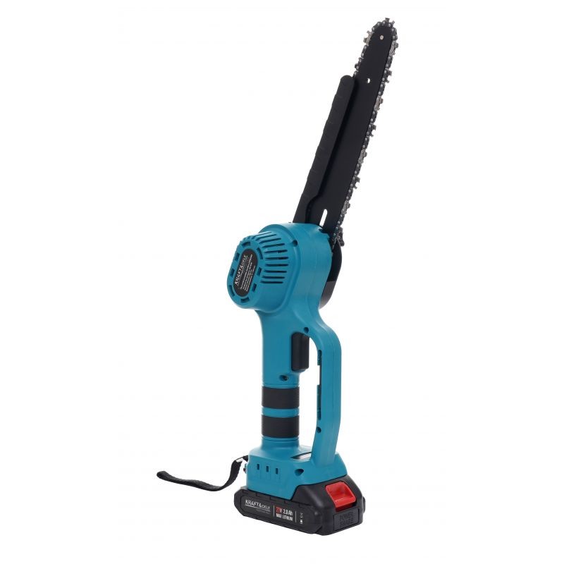 Casa si Gradina - Gradinarit si plante - Utilaje gradina - Fierastraie cu lant - Mini fierastrau electric cu lant Kraft&Dele KD10647, 21V, 240 mm, portabil - Infinity.ro
