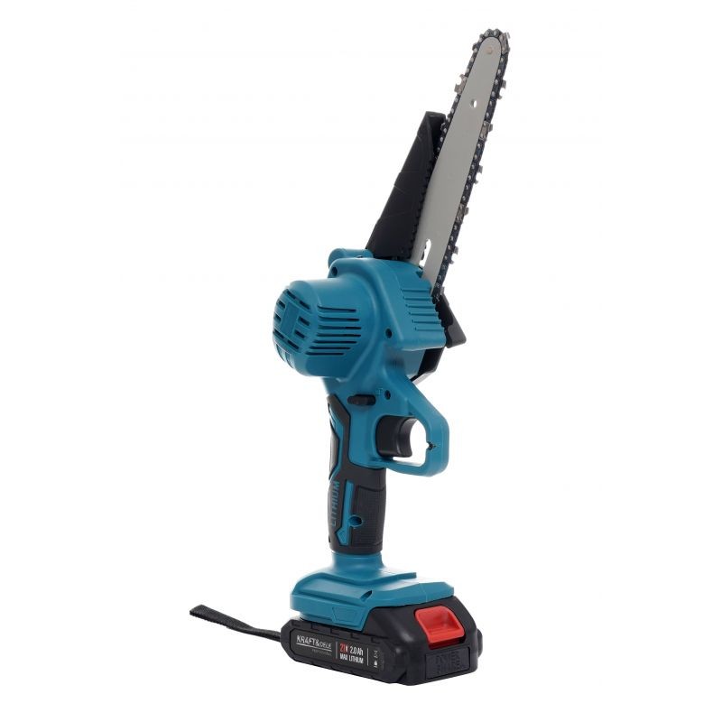 Casa si Gradina - Gradinarit si plante - Utilaje gradina - Fierastraie cu lant - Mini fierastrau fara acumulator Kraft&Dele KD10646, 6", 230 mm, portabil - Infinity.ro