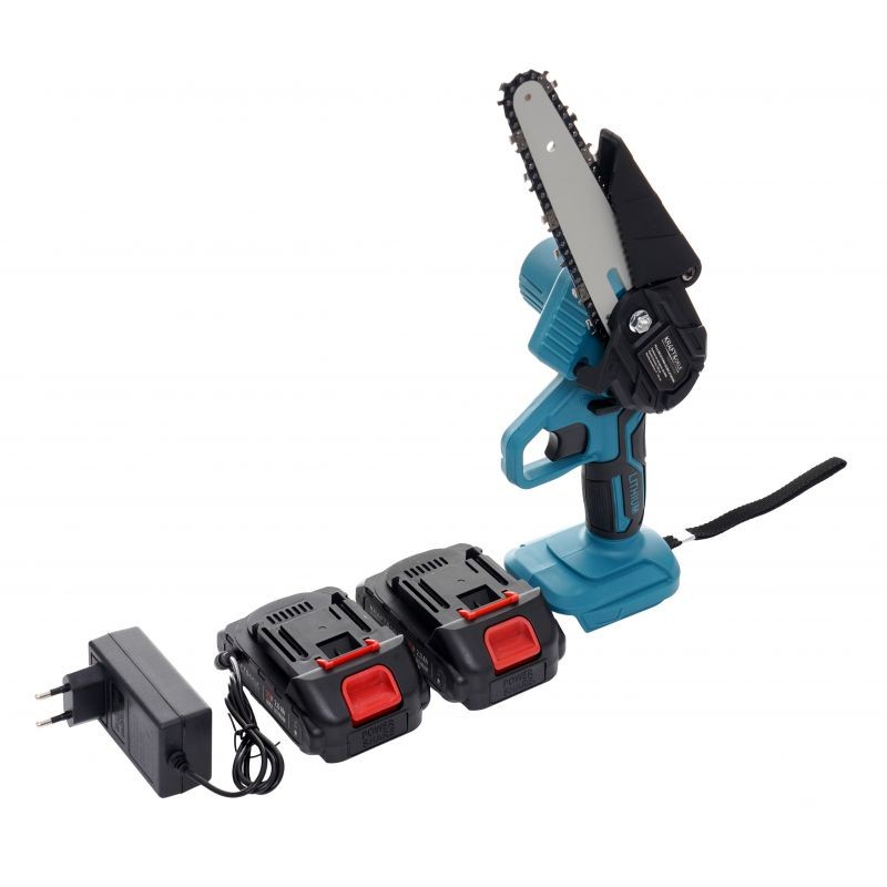 Casa si Gradina - Gradinarit si plante - Utilaje gradina - Fierastraie cu lant - Mini fierastrau fara acumulator Kraft&Dele KD10646, 6", 230 mm, portabil - Infinity.ro