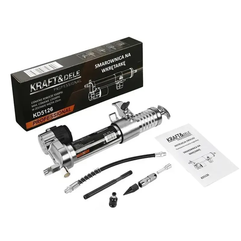 Auto si Moto - Reparatii si depanare - Scule auto - Scule si truse auto - Pistol gresat, Kraft&Dele, KD5126 - Infinity.ro
