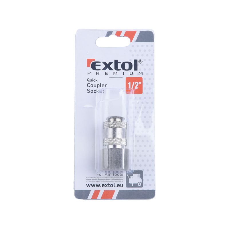 Casa si Gradina - Electrice - Echipamente electrice - Accesorii compresoare - Quick coupler socket, EXTOL PREMIUM, 8865116, G-1/2" - Infinity.ro