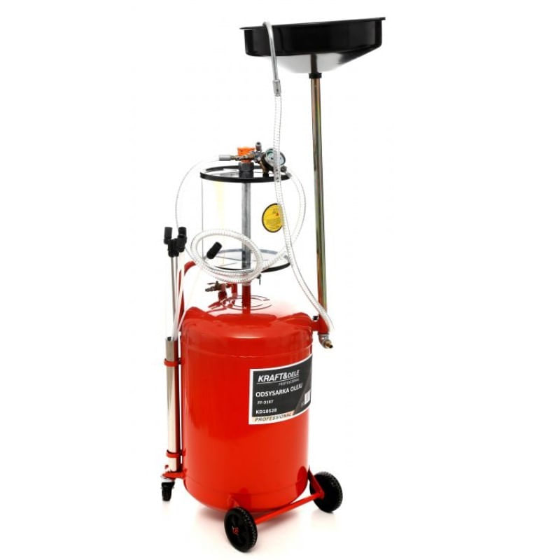 Auto si Moto - Reparatii si depanare - Scule auto - Scule si truse auto - Recuperator ulei, Kraft&Dele KD10520, pneumatic, 80 l - Infinity.ro