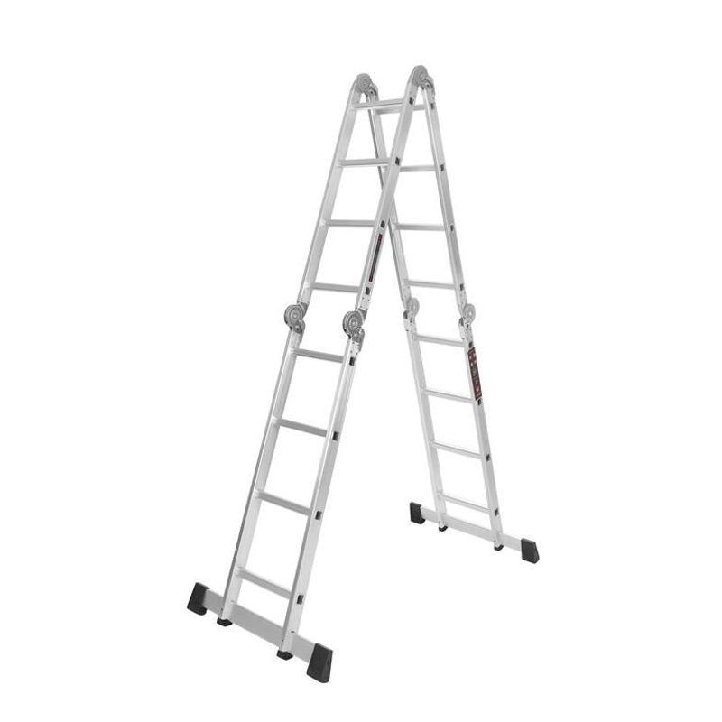 Auto si Moto - Reparatii si depanare - Scule auto - Echipamente de ridicare si sprijin - Scara cu Platforma 4x4 460CM, Kraft&Dele, KD4071 - Infinity.ro