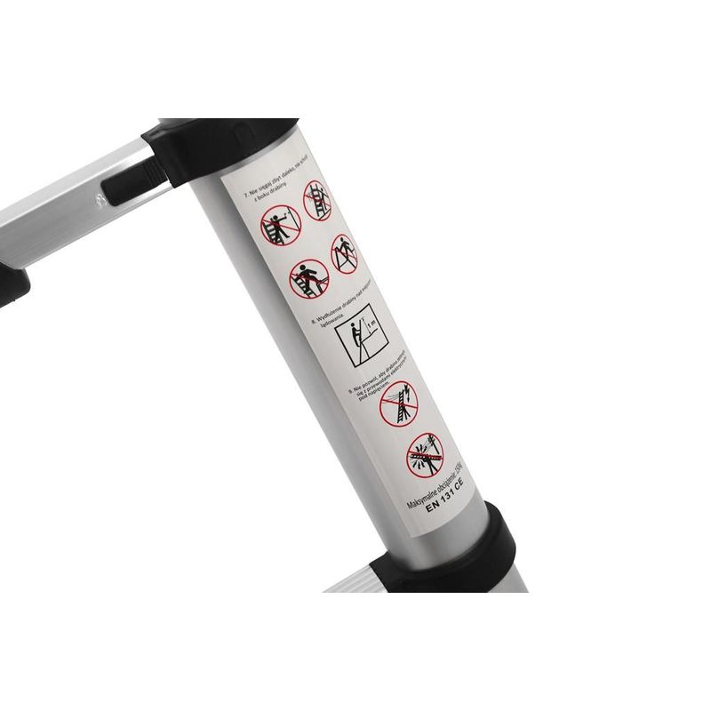 Auto si Moto - Reparatii si depanare - Scule auto - Echipamente de ridicare si sprijin - Scara din aluminiu 10 trepte 3,2m max 150kg, Kraft&Dele, KD4073 - Infinity.ro