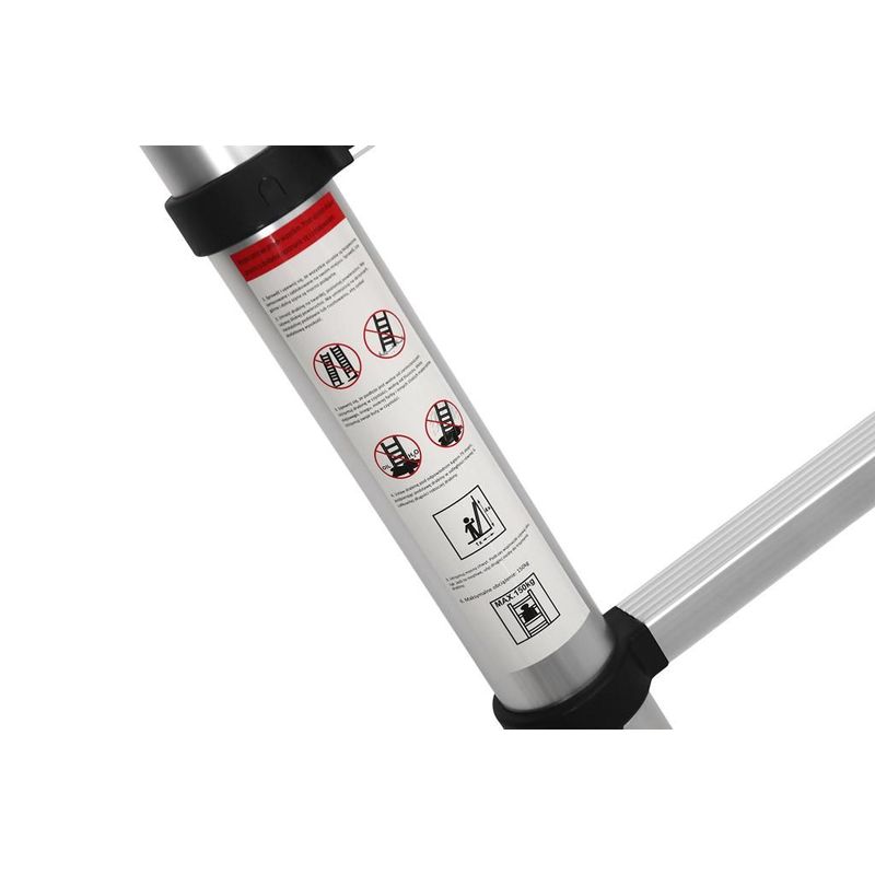 Auto si Moto - Reparatii si depanare - Scule auto - Echipamente de ridicare si sprijin - Scara din aluminiu 10 trepte 3,2m max 150kg, Kraft&Dele, KD4073 - Infinity.ro