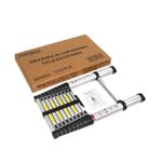 Auto si Moto - Reparatii si depanare - Scule auto - Echipamente de ridicare si sprijin - Scara din aluminiu 10 trepte 3,2m max 150kg, Kraft&Dele, KD4073 - Infinity.ro