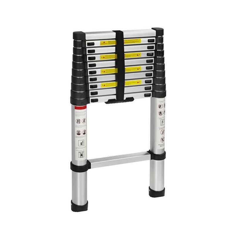 Auto si Moto - Reparatii si depanare - Scule auto - Echipamente de ridicare si sprijin - Scara din aluminiu 10 trepte 3,2m max 150kg, Kraft&Dele, KD4073 - Infinity.ro
