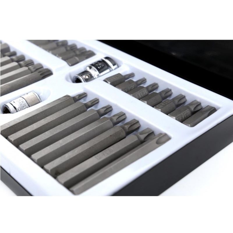 Auto si Moto - Reparatii si depanare - Scule auto - Scule si truse auto - Set biti, Kraft&Dele, TORX, SPLINE, HEX, 40 piese - Infinity.ro