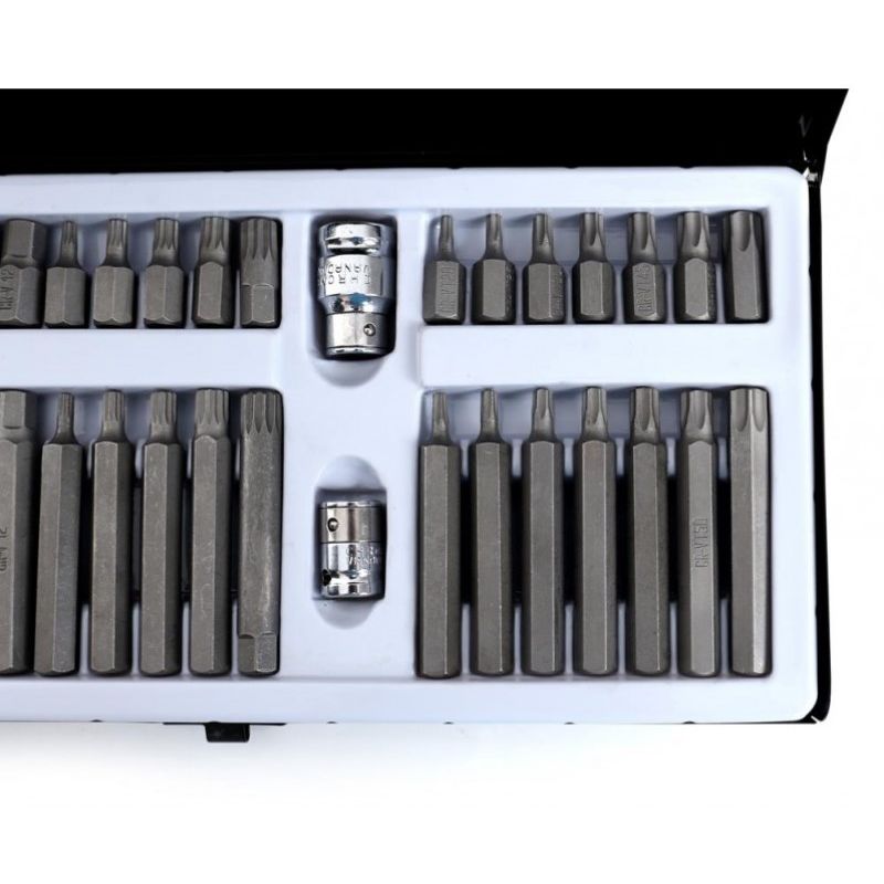 Auto si Moto - Reparatii si depanare - Scule auto - Scule si truse auto - Set biti, Kraft&Dele, TORX, SPLINE, HEX, 40 piese - Infinity.ro