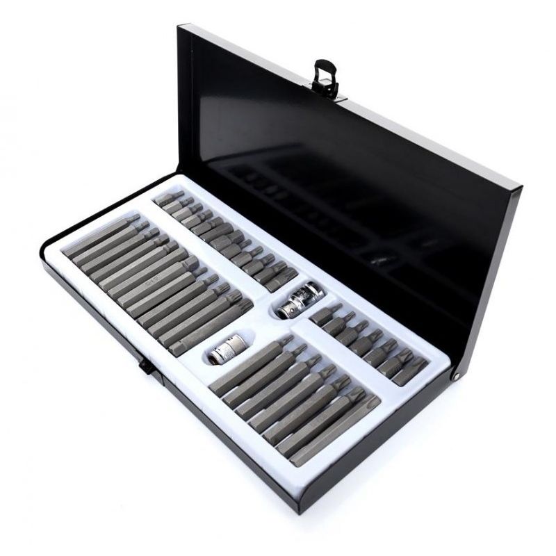 Auto si Moto - Reparatii si depanare - Scule auto - Scule si truse auto - Set biti, Kraft&Dele, TORX, SPLINE, HEX, 40 piese - Infinity.ro