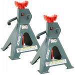 Auto si Moto - Reparatii si depanare - Scule auto - Echipamente de ridicare si sprijin - Set capre auto, 2T 2 buc, V80092, Verke - Infinity.ro