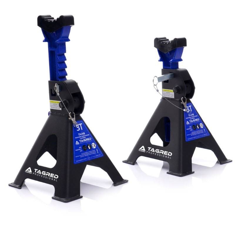 Auto si Moto - Reparatii si depanare - Scule auto - Echipamente de ridicare si sprijin - Set capre auto, Tagred, 3 T, 2 buc - Infinity.ro