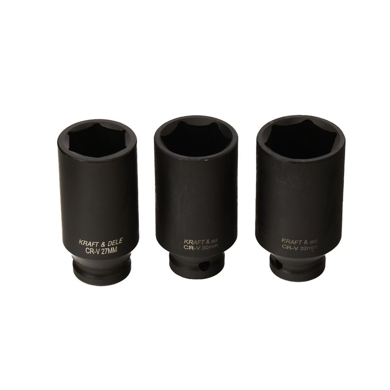 Auto si Moto - Reparatii si depanare - Scule auto - Scule si truse auto - SET DE CAPETE DE IMPACT 1/2" 10-32 mm 16 buc., KD11749 - Infinity.ro