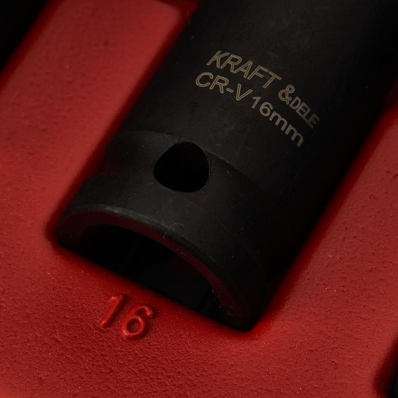 Auto si Moto - Reparatii si depanare - Scule auto - Scule si truse auto - SET DE CAPETE DE IMPACT 1/2" 10-32 mm 16 buc., KD11749 - Infinity.ro