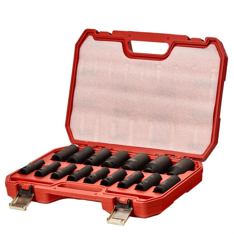 Auto si Moto - Reparatii si depanare - Scule auto - Scule si truse auto - SET DE CAPETE DE IMPACT 1/2" 10-32 mm 16 buc., KD11749 - Infinity.ro