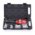 Auto si Moto - Reparatii si depanare - Scule auto - Scule si truse auto - Set de nituire manuala pentru nituri filetate 106 buc., Kraft&Dele, KD10555 - Infinity.ro