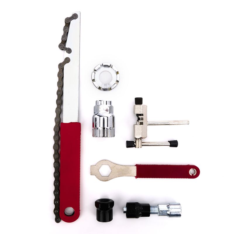 Auto si Moto - Reparatii si depanare - Scule auto - Scule si truse auto - SET DE UNELTE PENTRU BICICLETA, Kraft&Dele, KD11018 - Infinity.ro