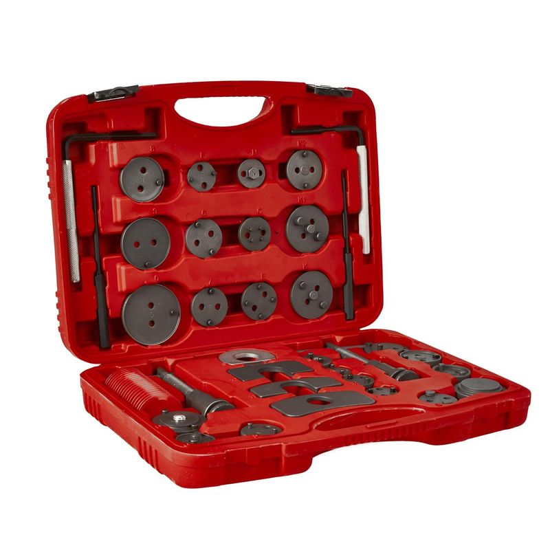 Auto si Moto - Reparatii si depanare - Scule auto - Scule si truse auto - Set profesional pistoane frana, Kraft&Dele, 23 adaptoare, KD12524 - Infinity.ro