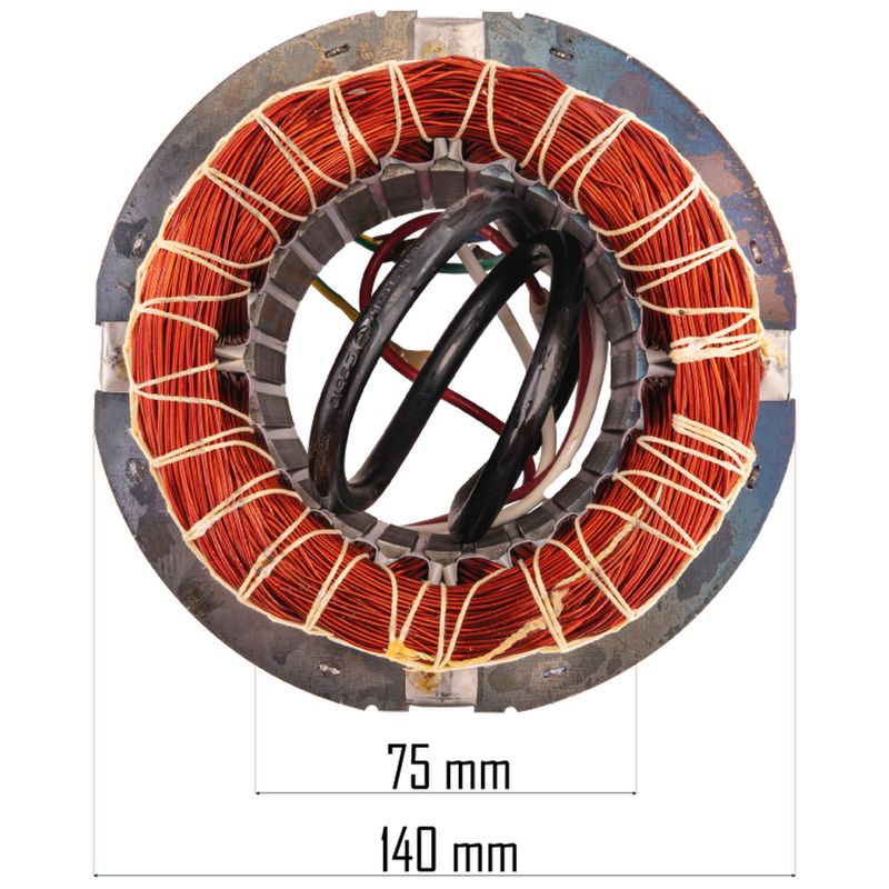 Casa si Gradina - Electrice - Echipamente electrice - Accesorii compresoare - Stator compresor Powermat, PM‑KO‑100T‑V2‑SN - Infinity.ro