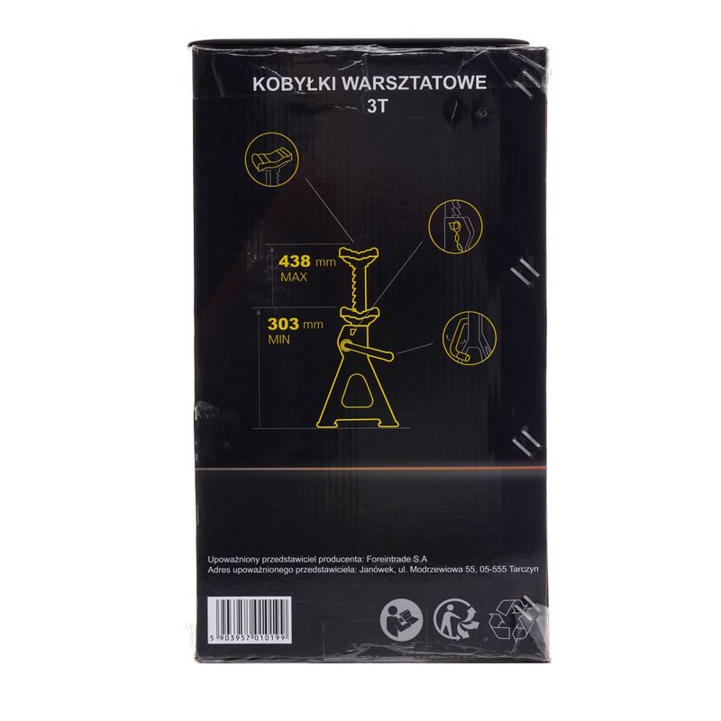 Auto si Moto - Reparatii si depanare - Scule auto - Scule si truse auto - Suporti auto, 3T 303-438MM, Kraft&Dele, KD3183 - Infinity.ro