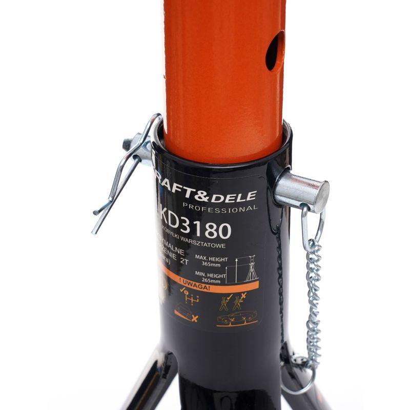 Auto si Moto - Reparatii si depanare - Scule auto - Scule si truse auto - SUPORTURI DE MASINA 2T 265-365MM, Kraft&Dele, KD3180 - Infinity.ro