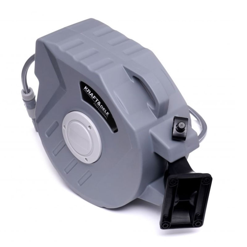 Casa si Gradina - Gradinarit si plante - Instalatii si accesorii pentru irigatii - Furtunuri de gradina si accesorii - Tambur furtun, Kraft&Dele, 20 m+ 2 m, 1/2, racord 3/4, KD2083 - Infinity.ro